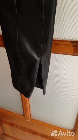 Кожаные брюки lime, m