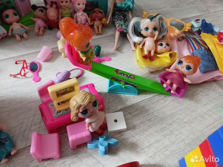 Игрушки пакетом для девочки