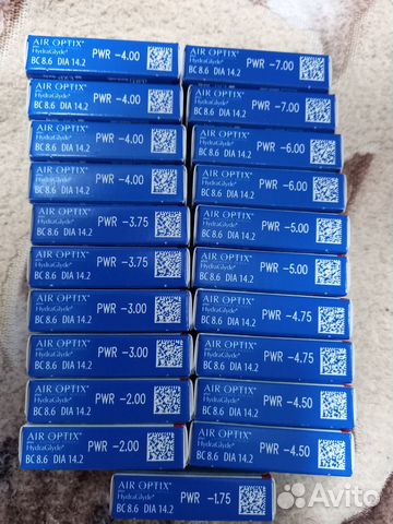 Линзы контактные AIR optix