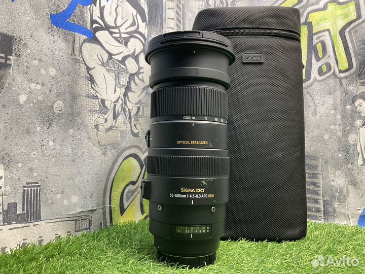 Sigma AF 50-500mm 4.5-6.3 APO DG OS HSM Canon EF