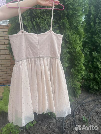 Вечернее платье 46 размер (L) Цвет пудра