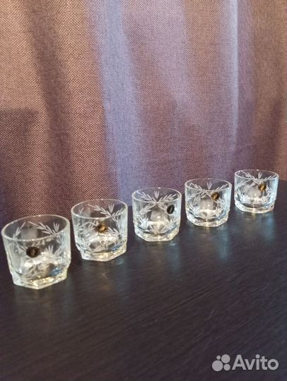 Хрустальные рюмки СССР