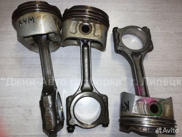 Шатун поршень 1.6 K4M меган 2, сценик 2