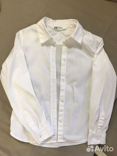 Рубашки hm 122см