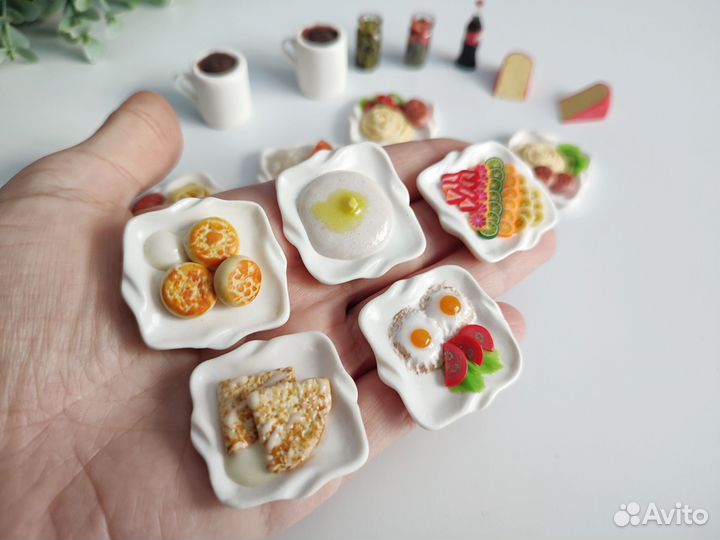 Еда для кукол из полимерной глины