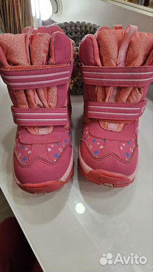 Зимние ботинки на девочку 32р