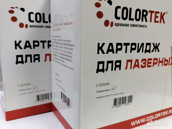 Картриджи hp Q7553X совместимые