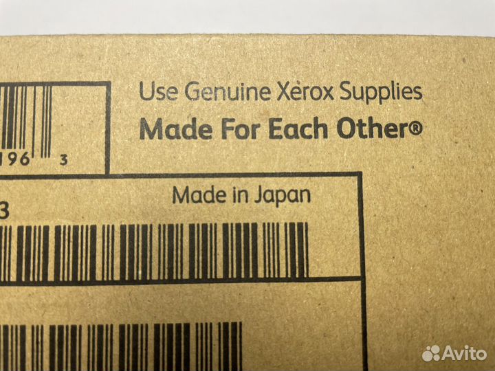 Тонер Xerox. Голубой