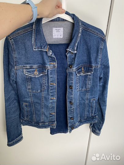 Джинсовая куртка bershka