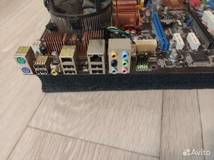 Мп asus 775 p5k/epu+pentium d935+6 озу