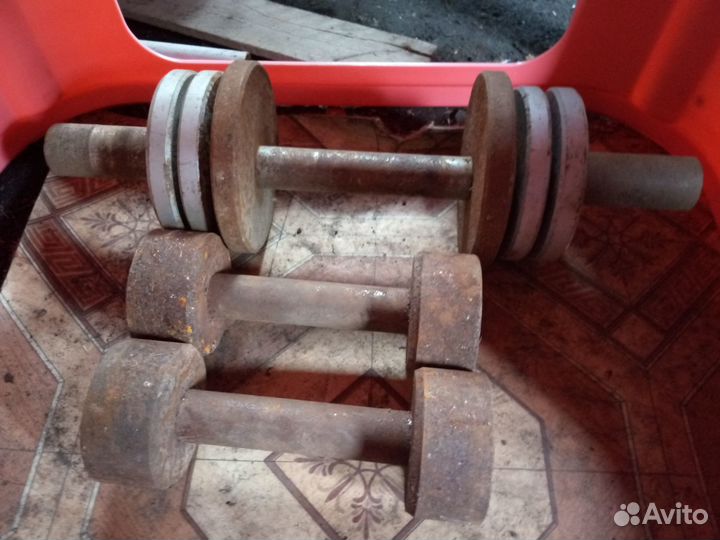 Гантели разборные СССР