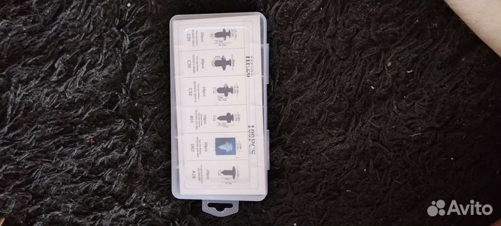 Набор автокрепежа 100 штук