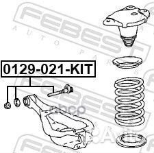 Болт с эксцентриком (ремкомплект) 0129021KIT Fe