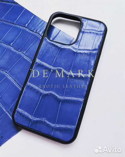 Чехол на I Phone из кожи крокодила