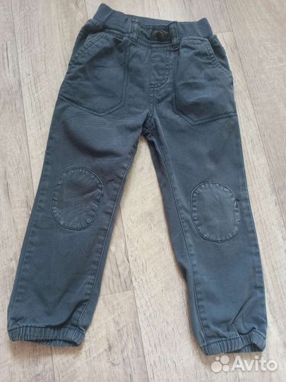 Брюки джоггеры джинсовые