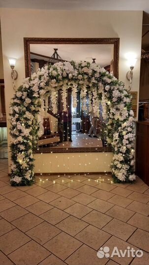 Фотозона арка свадебный декор
