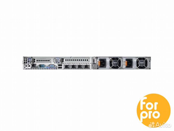 Сервер dell R620 10SFF 2xE5-2630 64GB, H710p