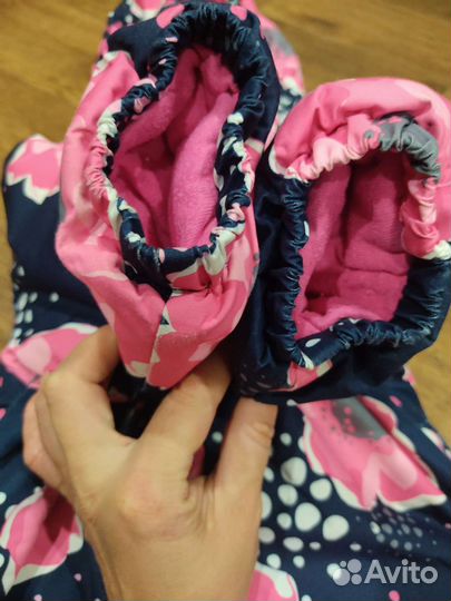 Зимний комбинезон для девочки 92