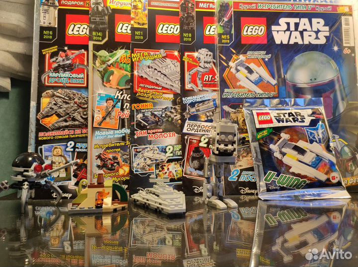 Коллекция журналов с минифигурками Lego star wars