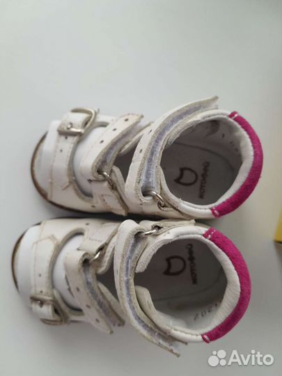 Сандали для девочки котофей 19 размер кожа