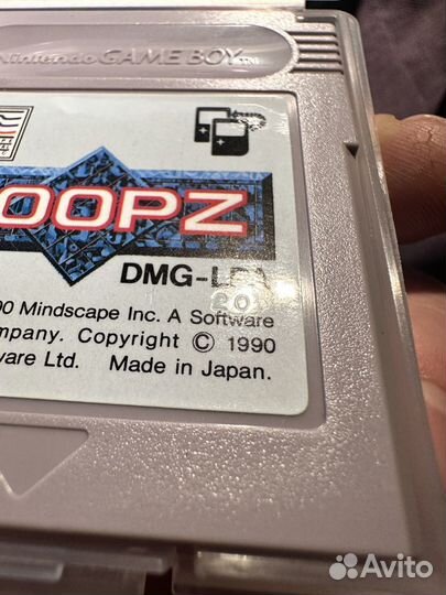 Игра Loopz для Game Boy оригинал