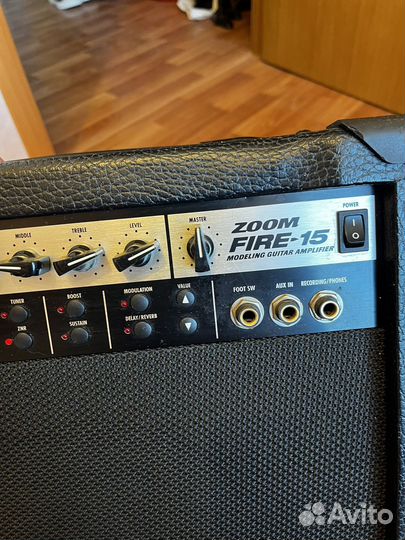 Гитарный процессорный комбоусилитель Zoom Fire-15