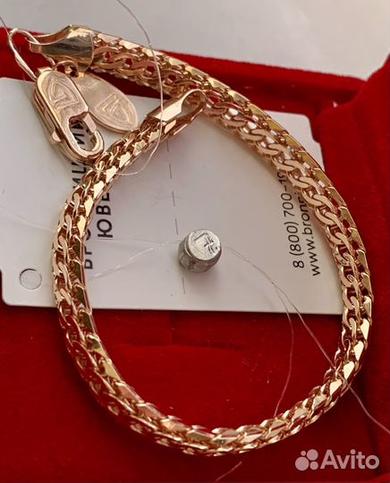 Золотой браслет питон