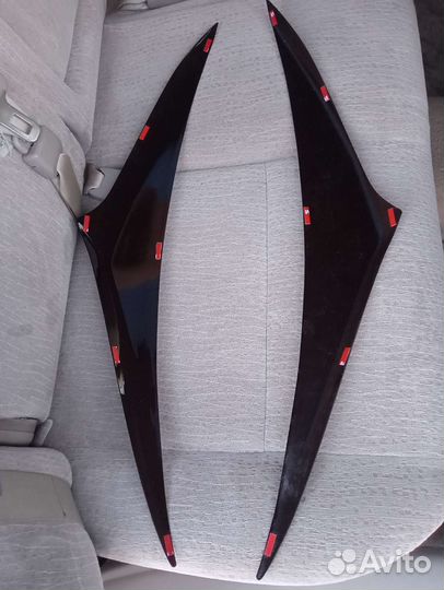 Реснички на фары kia rio