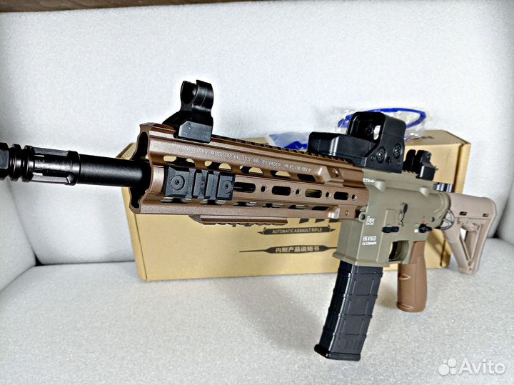 Автомат на орбизе с каликом HK416d