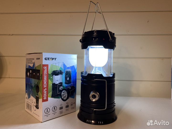 Кемпинговый фонарь светодиодный новый (черный)