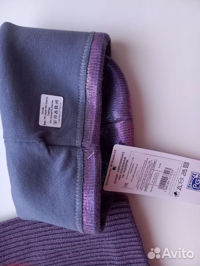 Комплект шапка и снуд женский