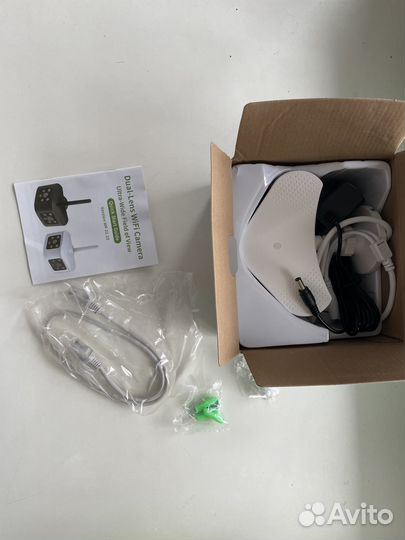 Ip камера видеонаблюдения уличная wifi 2линзы