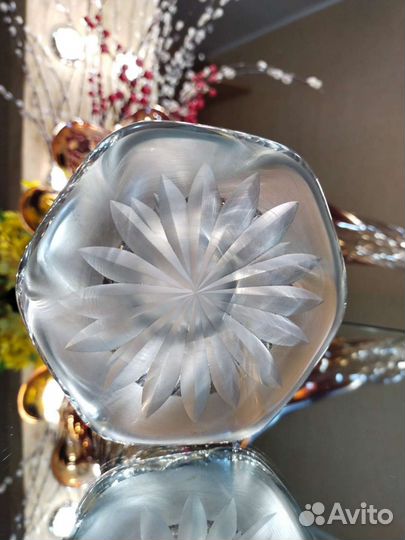 Ваза цветное стекло. з-д 