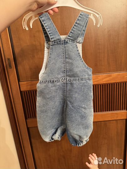 Джинсовый комбинезон для девочки