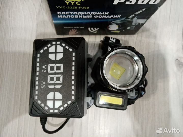 Мощный налобный фонарь