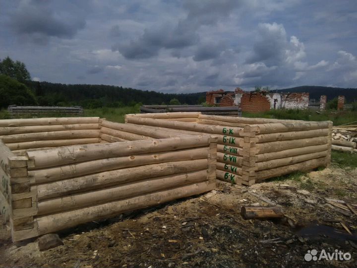 Продам сруб 5*5 пихта, осина