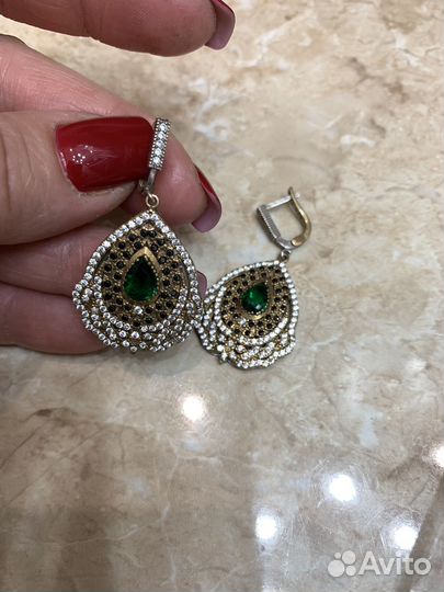 Серебряные серьги