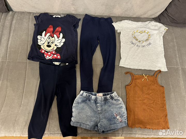 Пакет вещей для девочки 110р