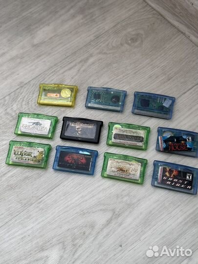 Gameboy advance картриджи с играми