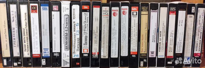 Видеокассеты vhs ужасы боевики Джеки Чан