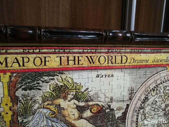 Картина из пазлов 100 х 70 в деревянной раме