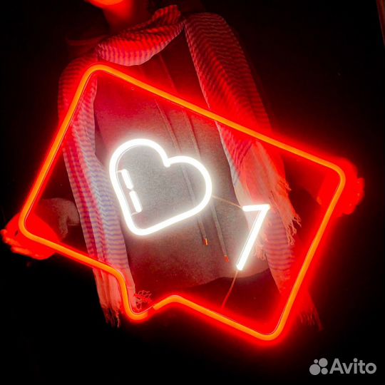 Вывеска из неона, объемные буквы