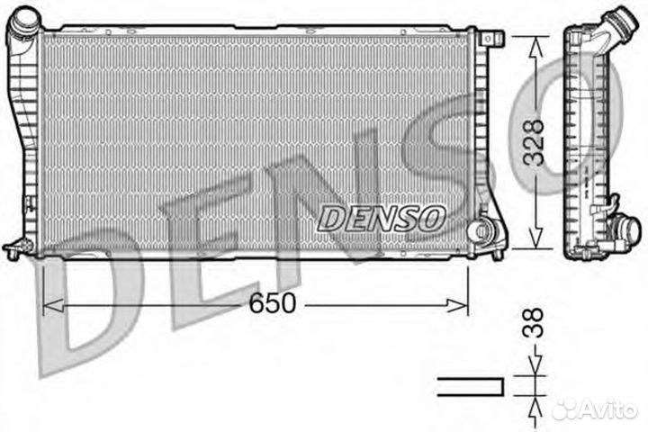 Радиатор системы охлаждения BMW: E38 730/740 - E39