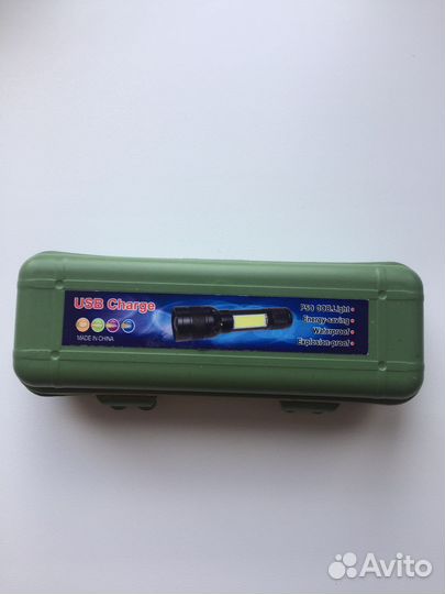 Фонарик светодиодный аккумуляторный