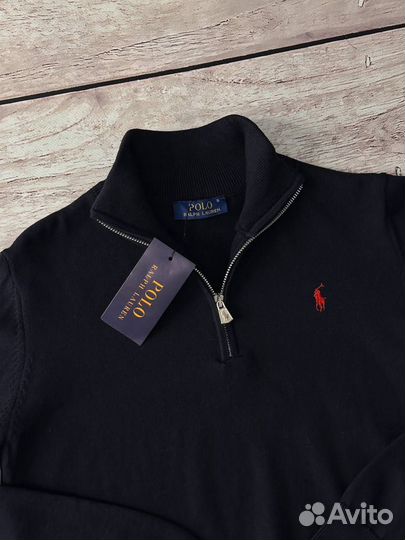 Свитер Polo Ralph Lauren синий люкс мужской