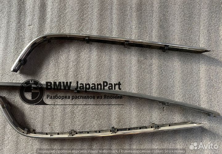 Молдинги заднего бампера BMW 5 e39 дорест