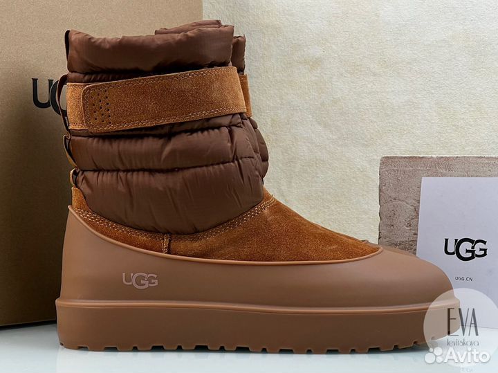 Ugg мужские угги Pull on рыжие с накладками