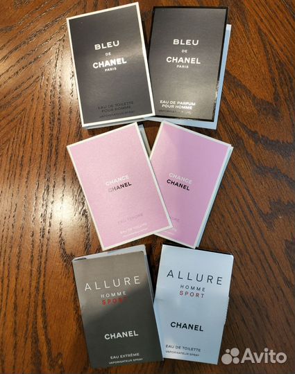 Семплы ароматов chanel