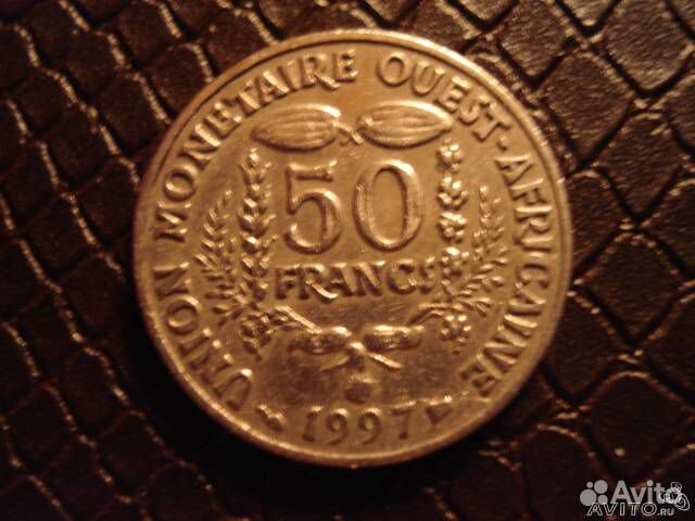 50 франков 1997г Французская Африка