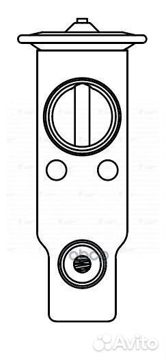 Клапан расш. кондиционера (трв) для а/м Mitsubishi